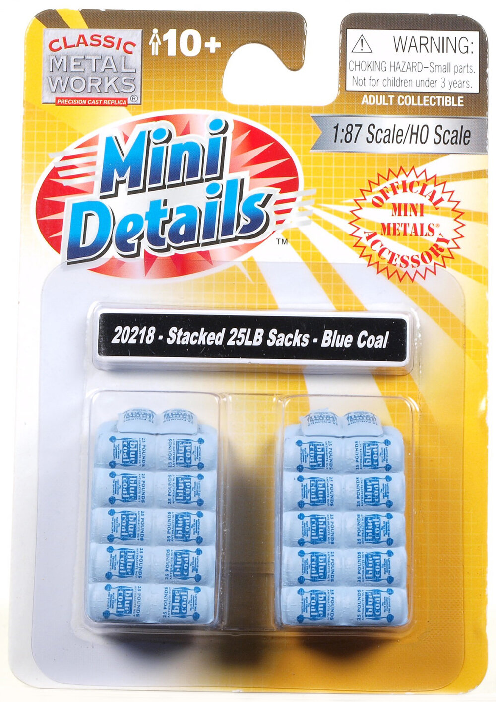 Stacked Sacks - Blue Coal (1 per Package)